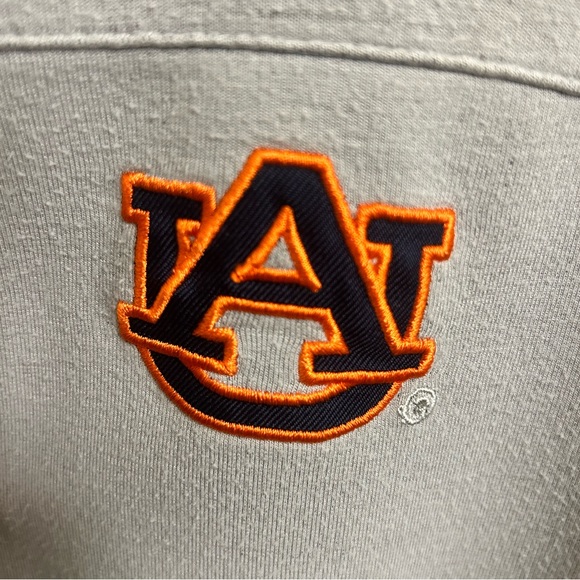Men's Size M | Colosseum Gray NCAA Auburn Tigers l Full- Zip Hoodie - Picture 3 of 8